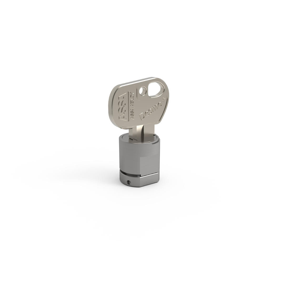 Pick up the lock cylinder