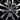 Mercedes wheel close up with rimgard original installed